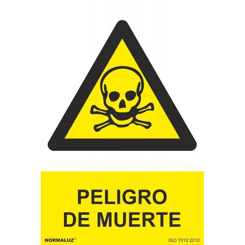 

Señal Peligro de Muerte Con Tintas UV | 300 x 400 mm - PVC GLASSPACK 0'7 mm