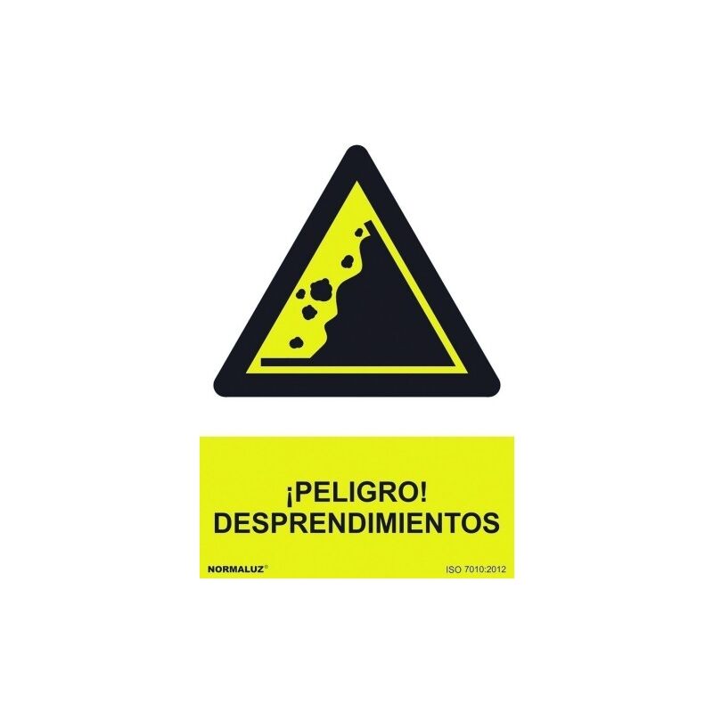 

Normaluz - Señal 210X300Mm Pvc Peligro Desprendimientos Rd30065
