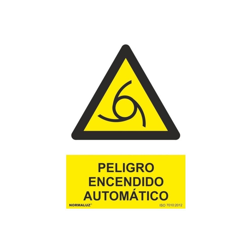 

Señal Peligro Encendido Automático Con Tintas UV | ALUMINIO 0'5 mm - 300 x 400 mm