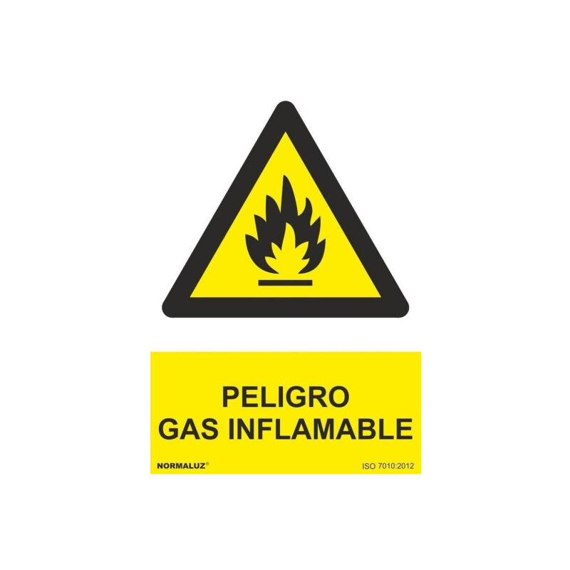 

Señal Peligro Gas Inflamable Con Tintas UV | 200 x 300 mm - ADHESIVOS DE VINILO