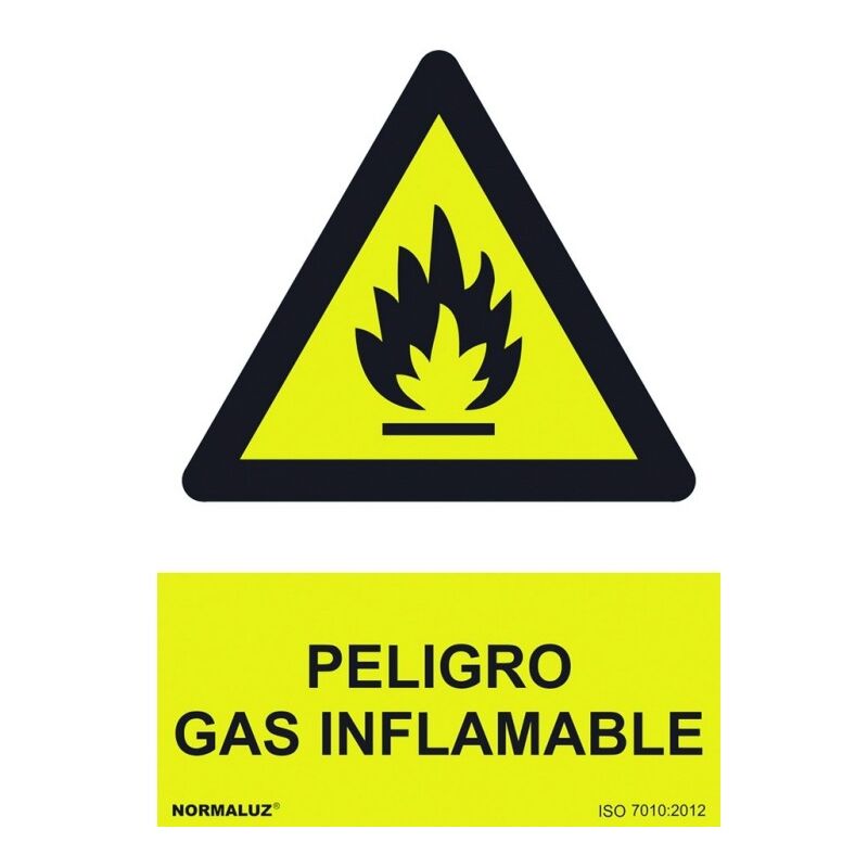 

Normaluz - SeÑal 210x300mm pvc peligro gas inflamable rd30021