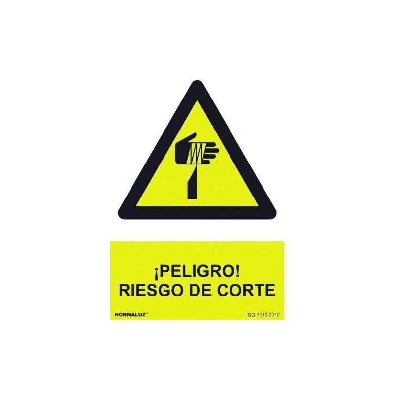 

Señal 210X300Mm Pvc Peligro Riesgo De Corte Rd30066