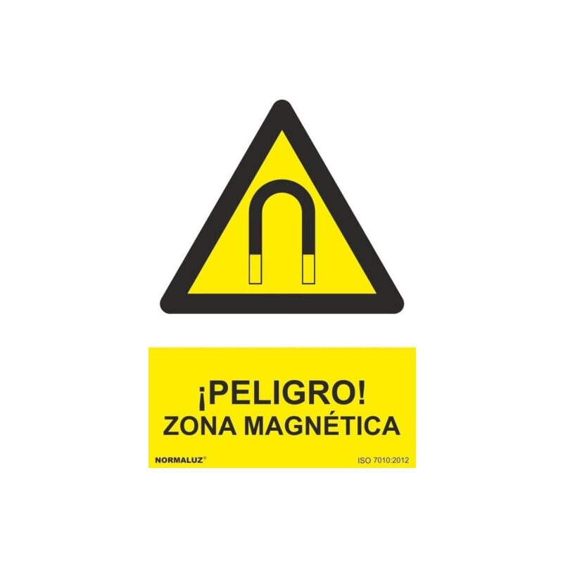 

Señal ¡Peligro! Zona Magnética Con Tintas UV | 200 x 300 mm - ADHESIVOS DE VINILO