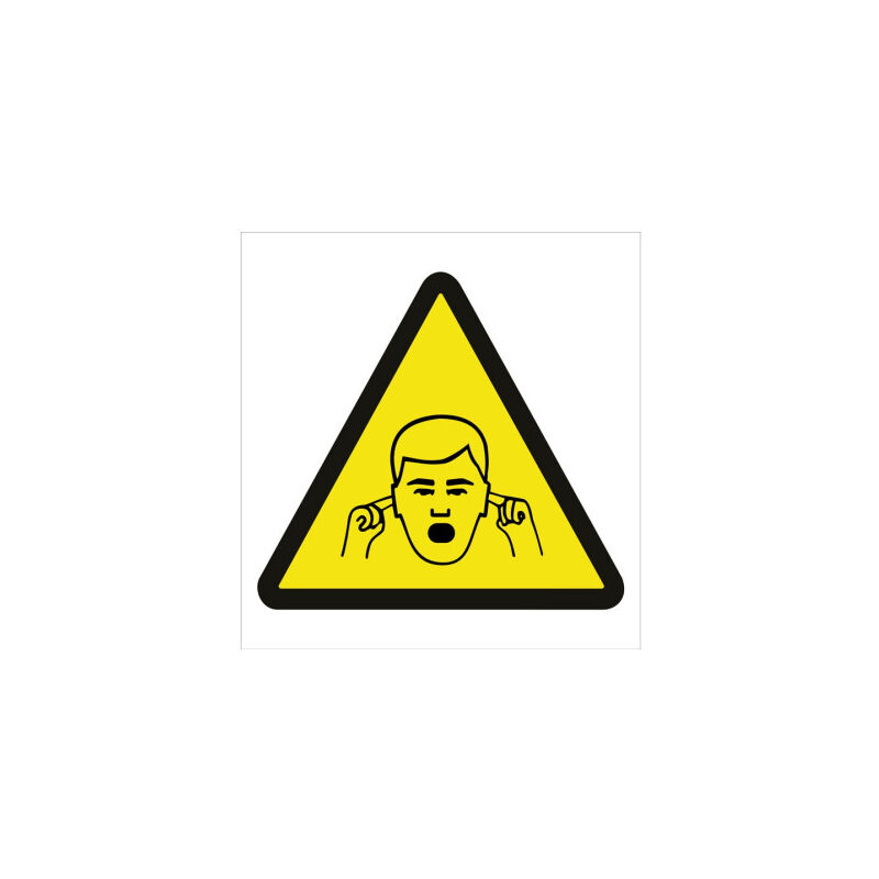 

Señal advertencia solo pictorama - Peligro ruidos | Poliestireno - 210X210 mm