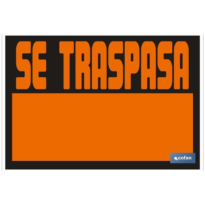 

PLIMPO señal poliestireno 800x500mm. ac10 señal se traspasa