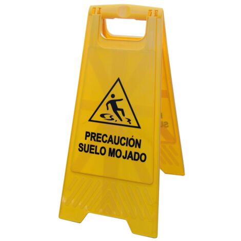 SEÑAL PRECAUCION SUELO MOJADO - 63 CM