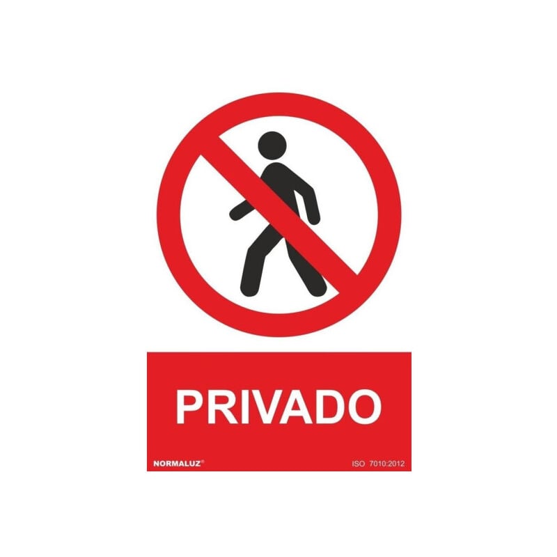 

Señal Privado Con Tintas UV | 300 x 400 mm - PVC GLASSPACK 0'7 mm