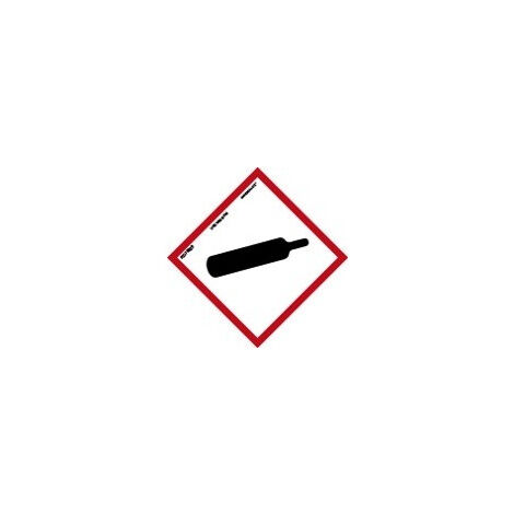 Señal Producto Químico Gas | 300 x 300 PVC 0'7 mm