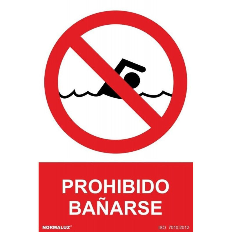 

Señal Prohibido Bañarse Con Tintas UV | 200 x 300 mm - ADHESIVOS DE VINILO