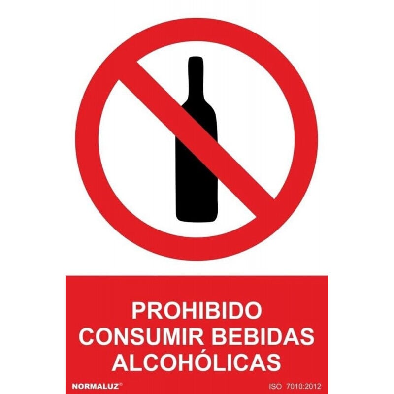 

Señal Prohibido Consumir Bebidas Alcohólicas Con Tintas UV | ADHESIVOS DE VINILO - 100 x 150 mm