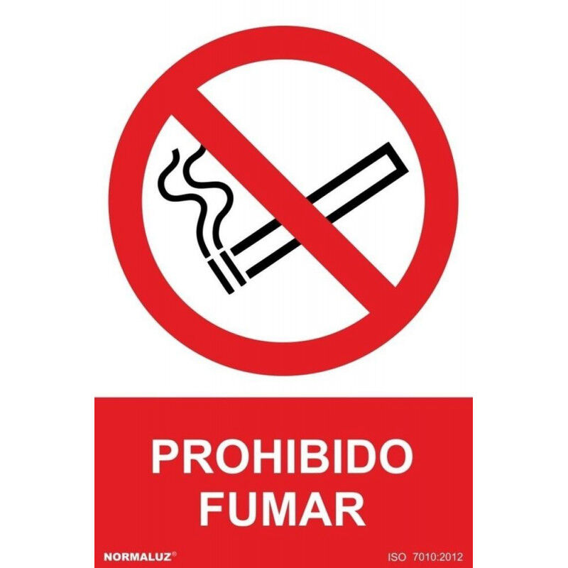 

Señal Prohibido Fumar Con Tintas UV | 210 x 300 mm - ALUMINIO 0'5 mm