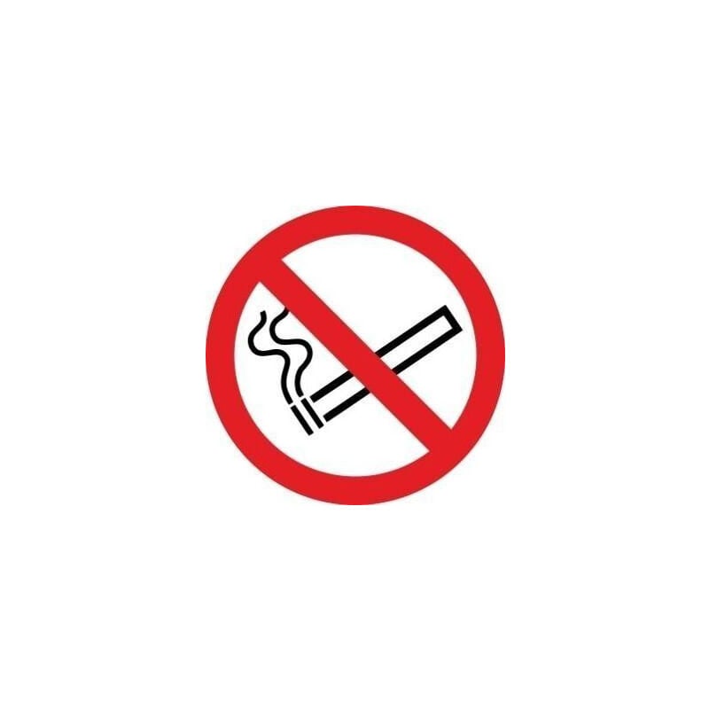 

Señal Prohibido Fumar Con Tintas UV Diámetro 90 mm (Pack de 10)