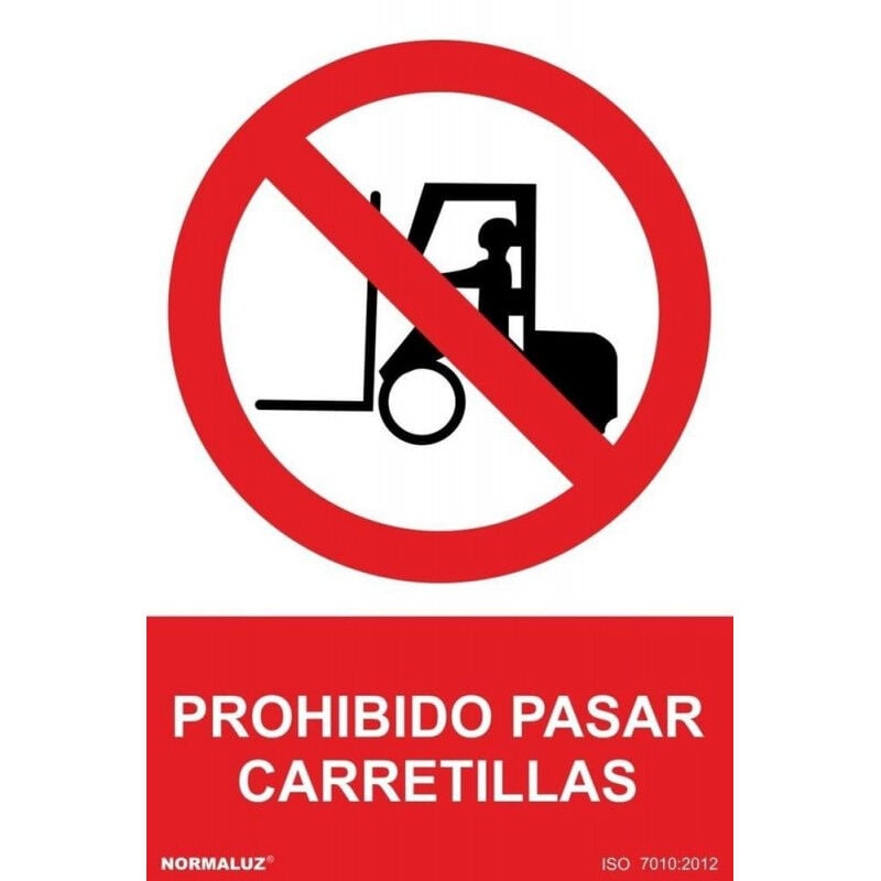 

Señal Prohibido Pasar Carretillas Con Tintas UV | 200 x 300 mm - ADHESIVOS DE VINILO