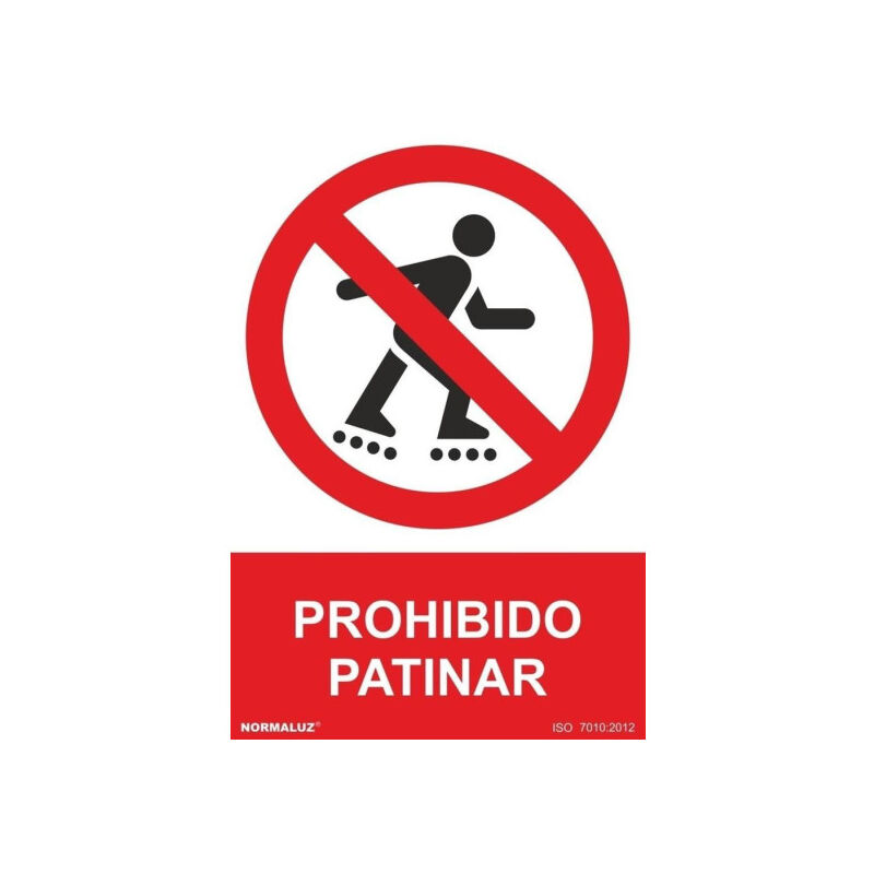 

Señal Prohibido Patinar Con Tintas UV | ADHESIVOS DE VINILO - 150 x 200 mm