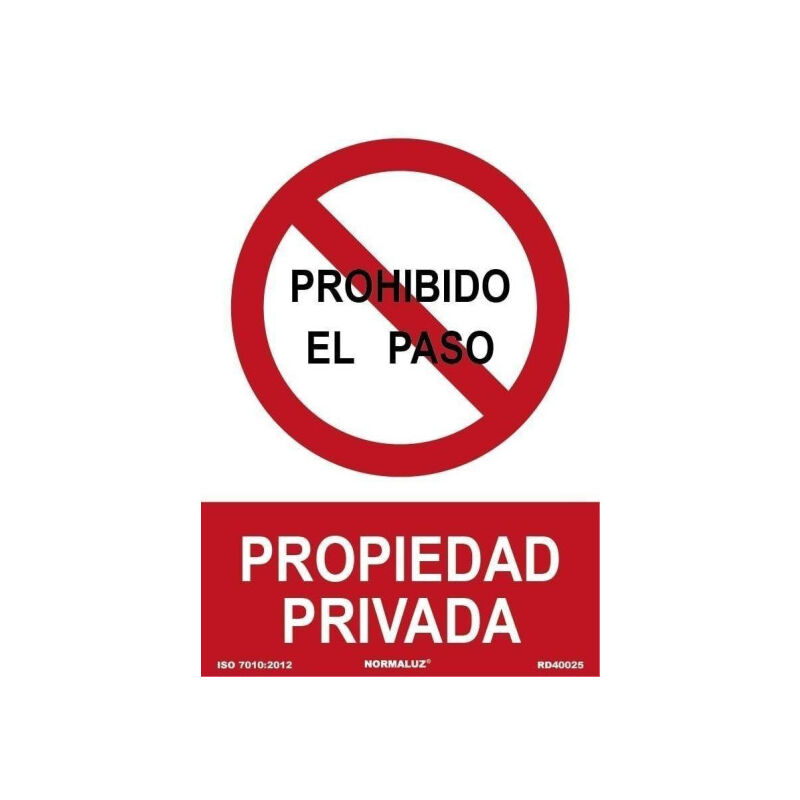

Señal Propiedad Privada Con Tintas UV | 200 x 300 mm - ADHESIVOS DE VINILO
