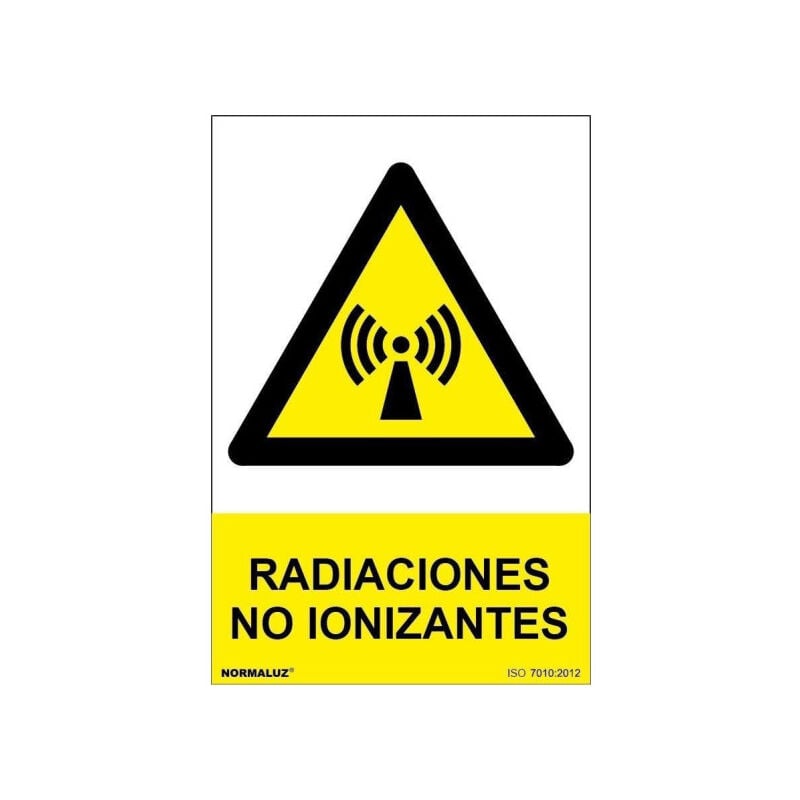 

Señal Radiaciones No Ionizantes Con Tintas UV | 300 x 400 mm - PVC GLASSPACK 0'7 mm