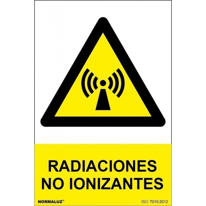 

Señal Radiaciones No Ionizantes Con Tintas UV | ADHESIVOS DE VINILO - 150 x 200 mm