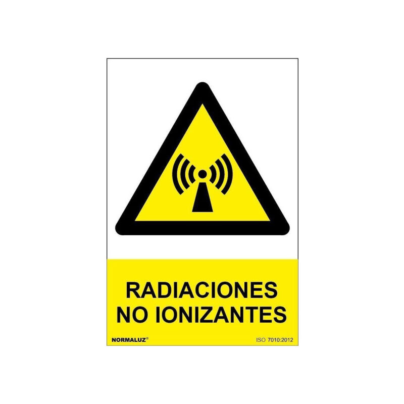 

Señal Radiaciones No Ionizantes Con Tintas UV | ADHESIVOS DE VINILO - 100 x 150 mm