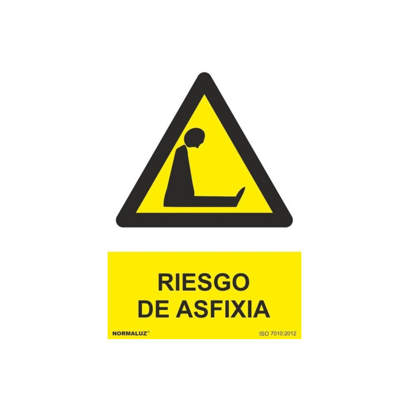 

Señal Riesgo de Asfixia Con Tintas UV | 300 x 400 mm - PVC GLASSPACK 0'7 mm