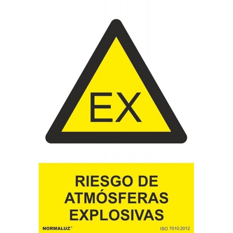 

Señal Riesgo de Atmósferas Explosivas Con Tintas UV | 200 x 300 mm - ADHESIVOS DE VINILO