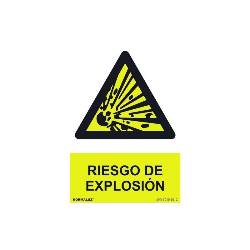 

Normaluz - Señal 210X300Mm Pvc Riesgo De Explosin Rd30001