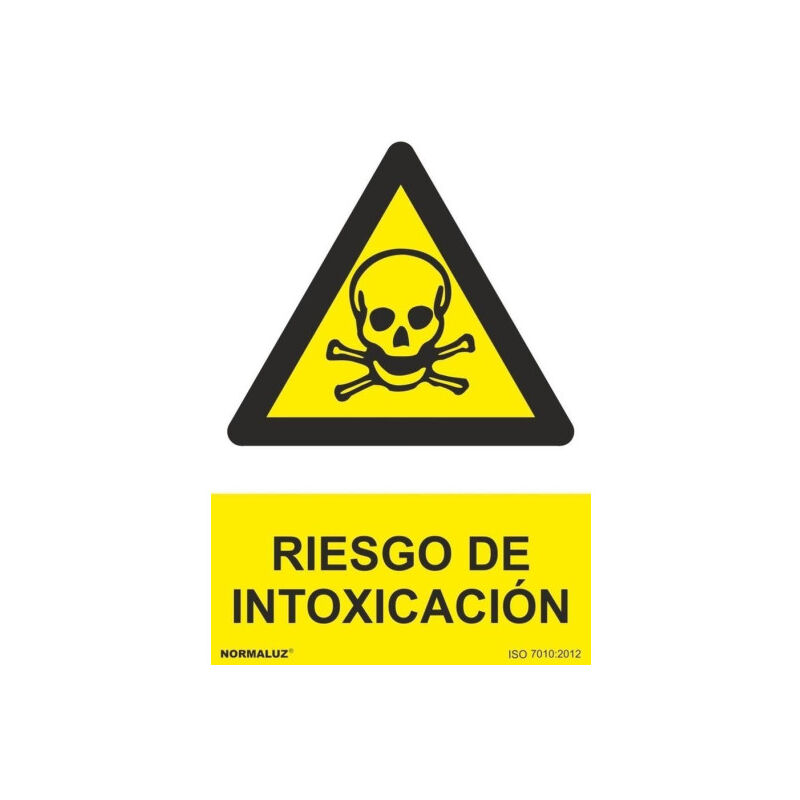 

Señal Riesgo de Intoxicación Con Tintas UV | ADHESIVOS DE VINILO - 100 x 150 mm