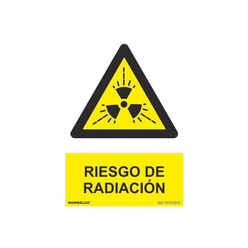 

Señal Riesgo de Radiación Con Tintas UV | ADHESIVOS DE VINILO - 100 x 150 mm