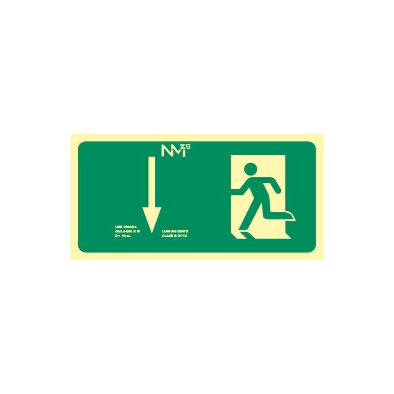 

Forever Print,s.l.(normaluz) - SENAL PVC EVACUACION LUMINISCENTE 32X16