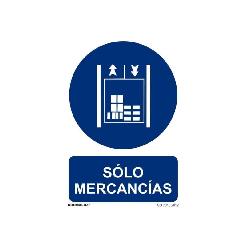 

Señal Solo Mercancías Con Tintas UV | 200 x 300 mm - ADHESIVOS DE VINILO