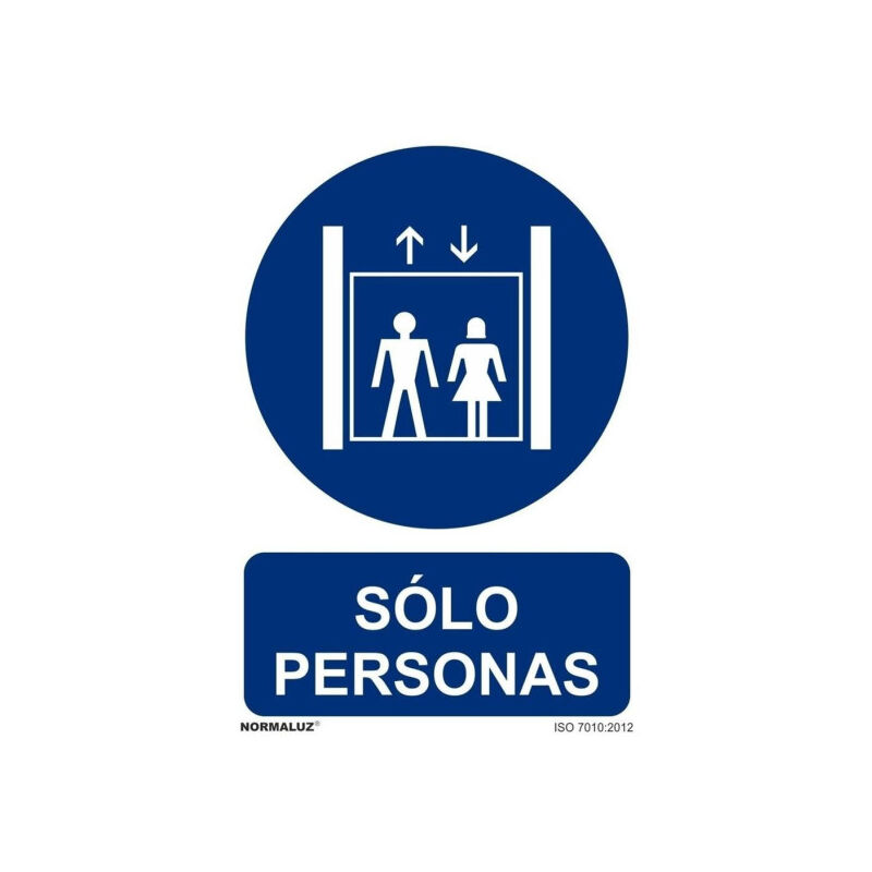 

Señal Solo Personas Con Tintas UV | 200 x 300 mm - ADHESIVOS DE VINILO