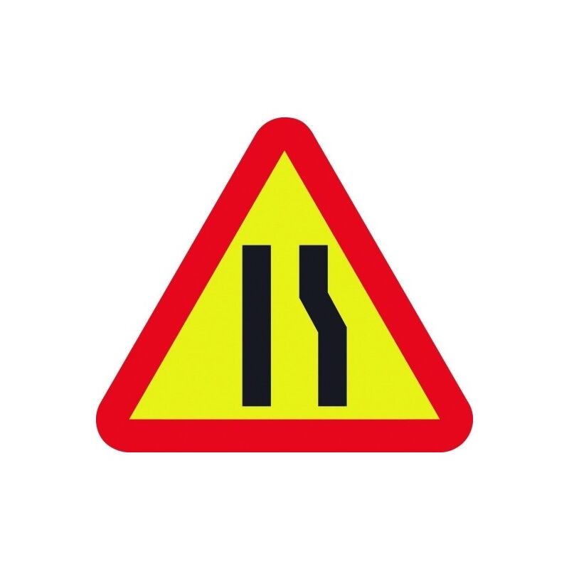 

Señal Trafico Chapa Galv.Triangulo 70 Estrechamiento Derecha