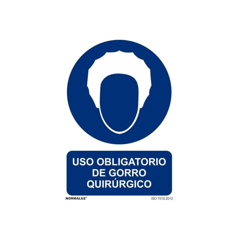 

Señal Uso Obligatorio de Gorro Quirúrjico Con Tintas UV | 200 x 300 mm - ADHESIVOS DE VINILO
