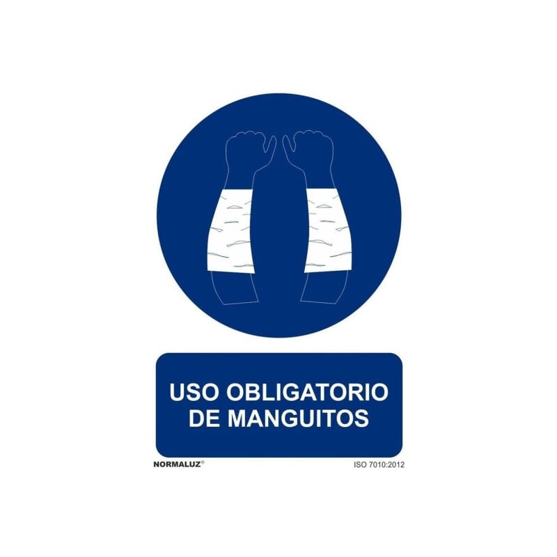 

Señal Uso Obligatorio de Manguitos Con Tintas UV | ALUMINIO 0'5 mm - 300 x 400 mm