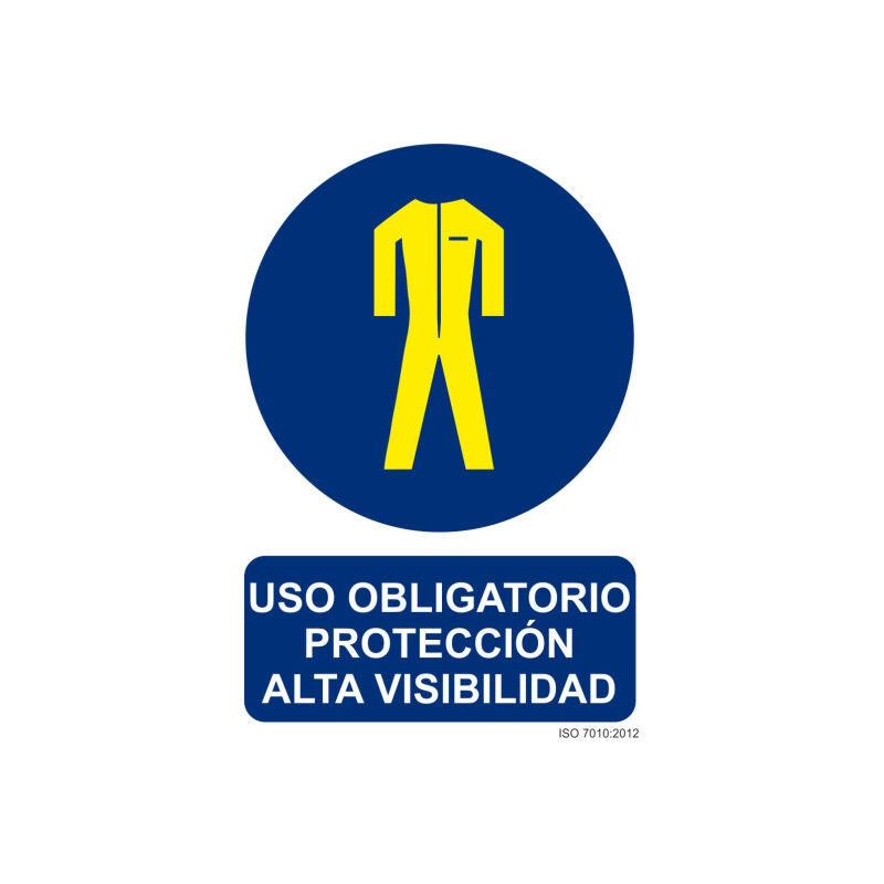 

Señal Uso Obligatorio Protección Alta Visibilidad Con Tintas UV | 200 x 300 mm - ADHESIVOS DE VINILO