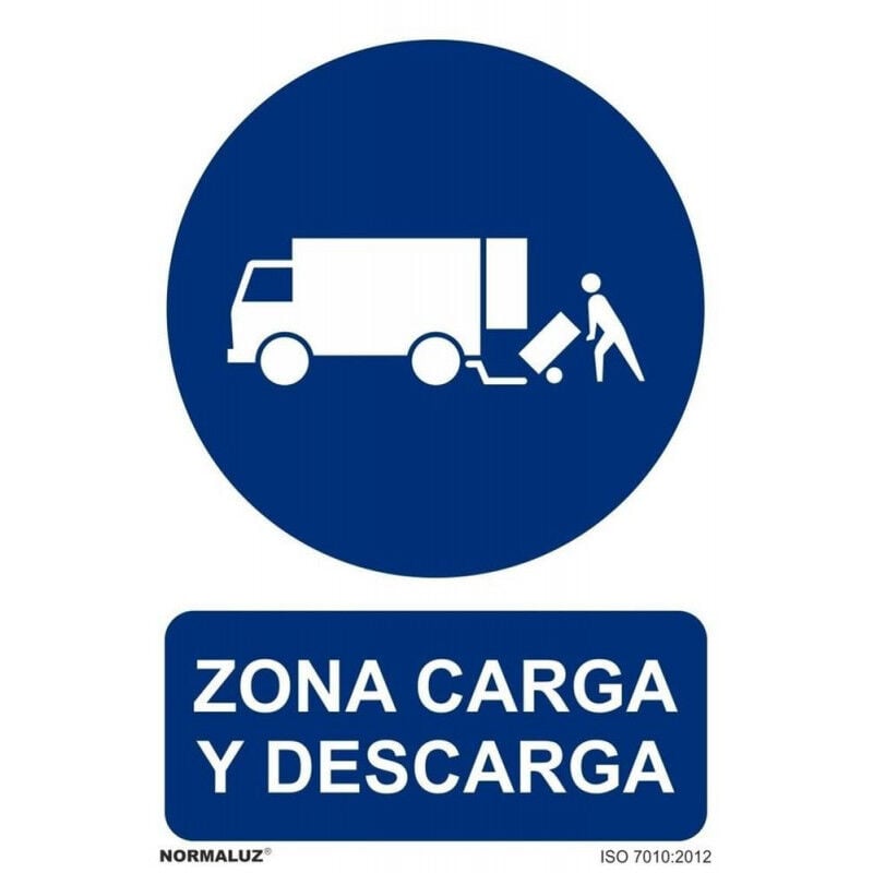 

Señal Zona de Carga y Descarga Con Tintas UV | 210 x 300 mm - PVC GLASSPACK 0'7 mm