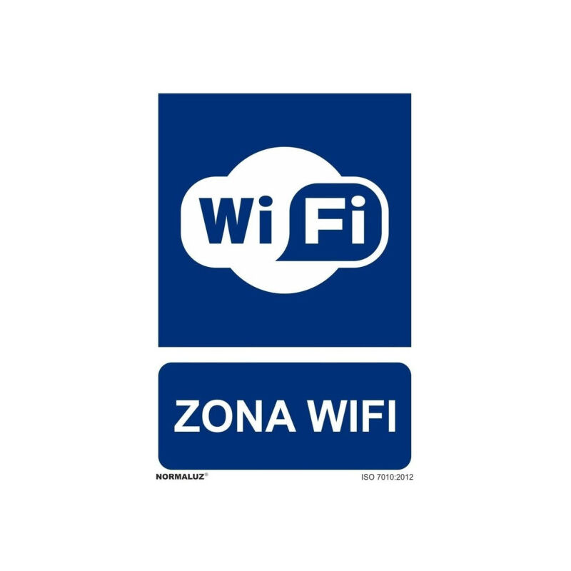 

Señal Zona WiFi Con Tintas UV | ALUMINIO 0'5 mm - 300 x 400 mm