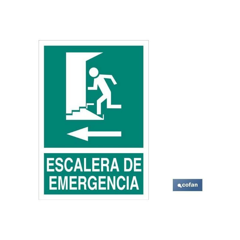 

PLIMPO señal luminescente 148x105mm escalera de emergencia