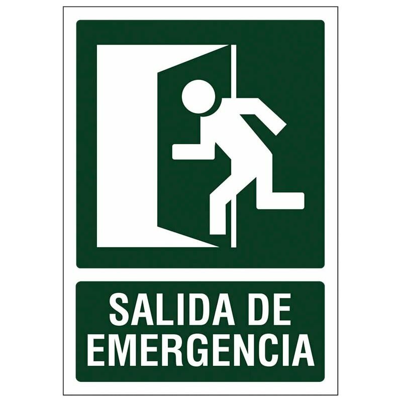 

Señal 210X297 Pvc Salida Emergencia