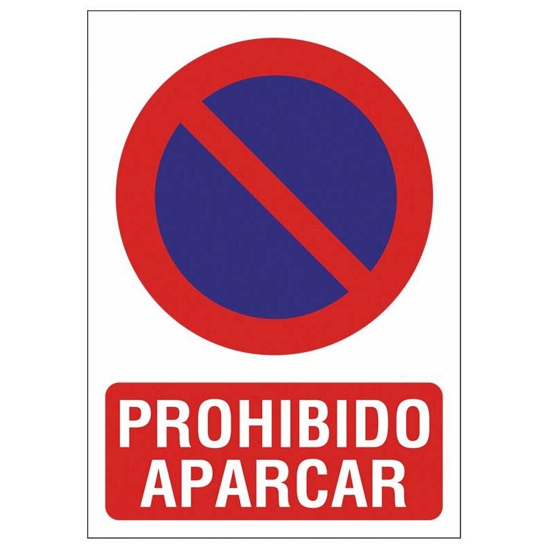 

Señal 210X297 Pvc Prohibido Aparcar