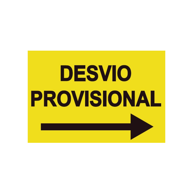 

Señales Viales PVC Desvio Provisional Der
