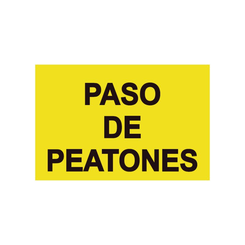 

Señales Viales PVC Paso De Peatones