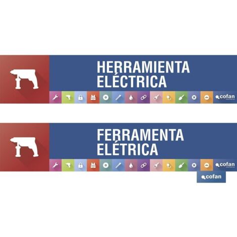 SEÑALETICA IMANTADA PARA EXPOSITOR 975 X 200 MM - COMEDOR