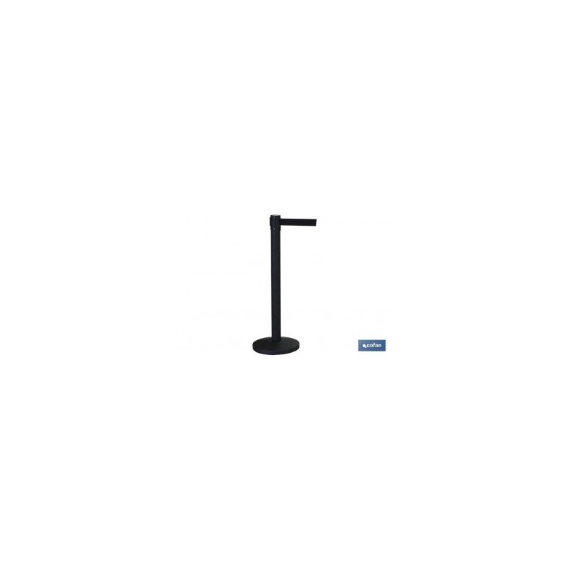 

Poste cinta extensible negra 2100 mm