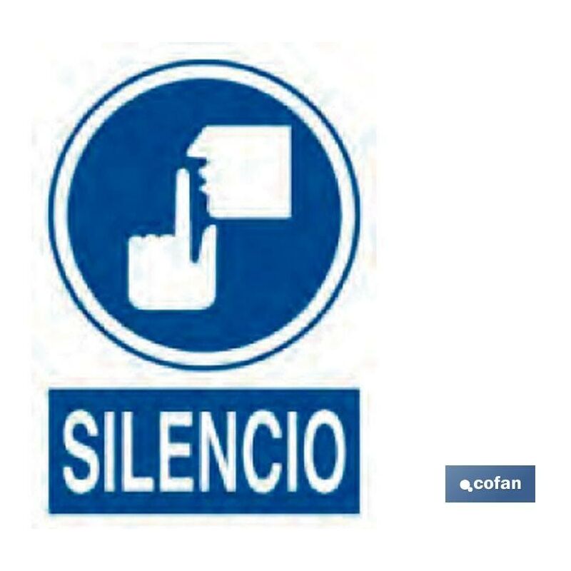 

SeÑal poliestireno 297x210 mm silencio