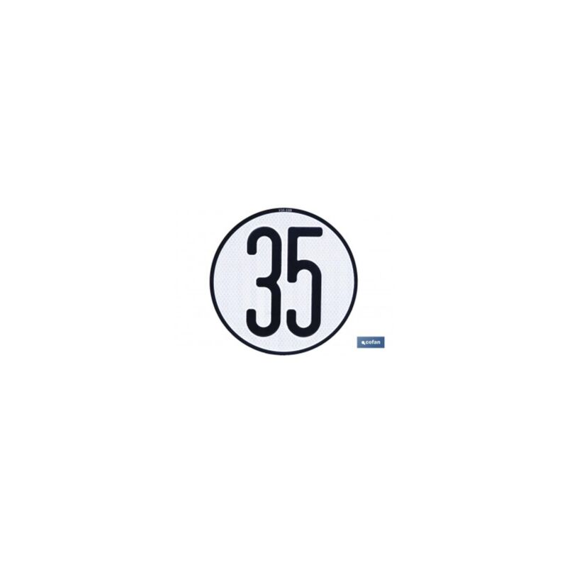 

Placa De Velocidad Homologada 35 - Neoferr..