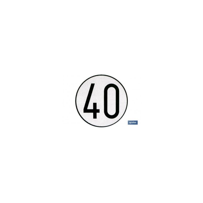 

Placa De Velocidad Homologada 40 - Neoferr..