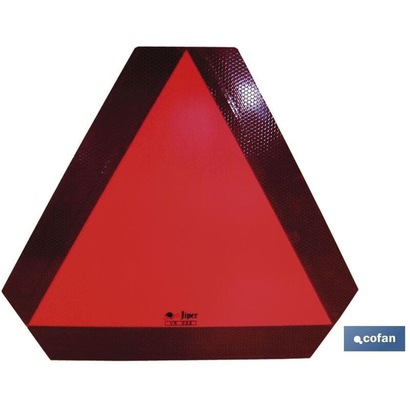 

Placa v-5 para vehiculos lentos