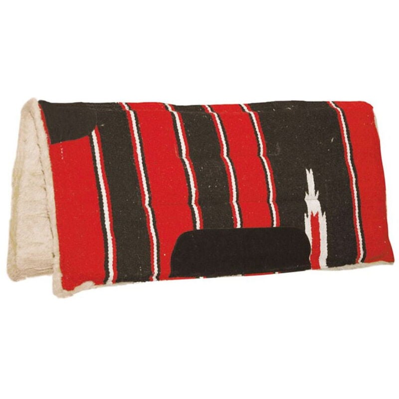 Bleu Noir Rn1-Lta - Selle western en tissu navajo et rembourrage en laine synthétique avec renforts en cuir