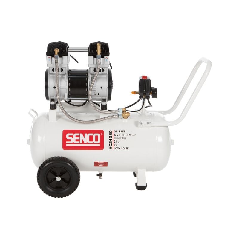 AC24050 Compresseur - Silencieux 1500W - 9 bar - 50L - 240L/m - AFN0033 - Senco