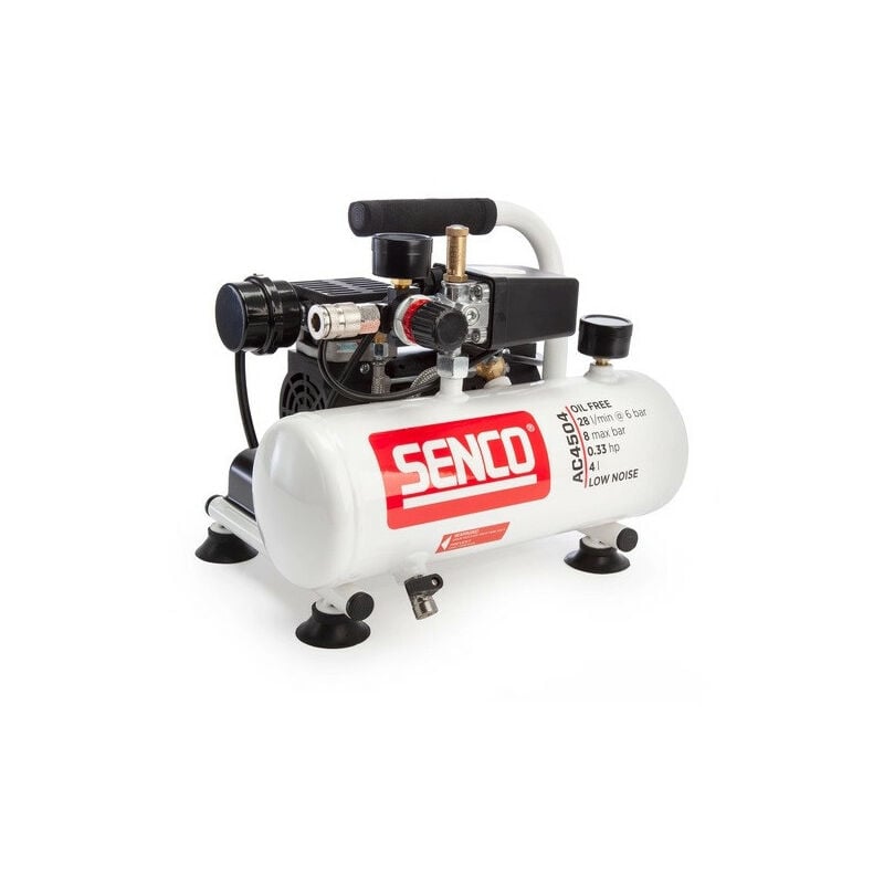 

Senco - Compresor silencioso de 0,24 kW y 8 bares AC4504 - AFN0024